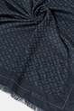 Šála s příměsí vlny BOSS 50517733 námořnická modř AW25