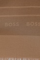 Hedvábný šátek BOSS Laik 50521800 béžová AW25