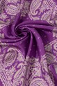 Akcesoria Lauren Ralph Lauren apaszka jedwabna 454953604 fioletowy