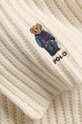 Akcesoria Polo Ralph Lauren szalik wełniany 455931877 beżowy