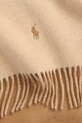 Akcesoria Polo Ralph Lauren szalik wełniany 455954371 beżowy