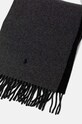 Polo Ralph Lauren esarfa de lana 455954371 gri AW25
