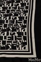 Svilena marama Max Mara Leisure 2426546017600 crna AW24