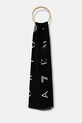 EA7 Emporio Armani fular negru AF10450.7W000022.UC001