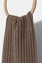 Шерстяной шарф Weekend Max Mara 2425746035600 коричневый AW24