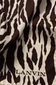 Akcesoria Lanvin apaszka jedwabna 6L5555.SS170 brązowy