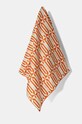 Lanvin chusta jedwabna tkanina pomarańczowy 6L9090.SS173