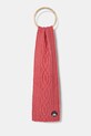 Superdry szalik z domieszką wełny dzianina różowy W9310079A.L6W