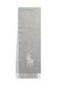 Вовняний шарф Polo Ralph Lauren 455954331 сірий AW25
