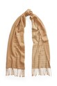 Шал с вълна Lauren Ralph Lauren трикотаж бежов 454960038