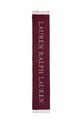 Lauren Ralph Lauren szalik z domieszką wełny 454960038 bordowy AW24
