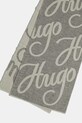 HUGO szalik wełniany 50524789 szary AW25
