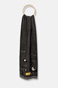 MM6 Maison Margiela szalik wełniany dzianina czarny S62TE0051.M13076