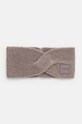 Calvin Klein opaska na głowę z domieszką wełny z domieszką wełny szary K60K612694