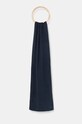 Tommy Hilfiger szalik z domieszką kaszmiru dzianina granatowy AW0AW16640