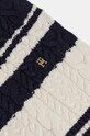 Tommy Hilfiger esarfa de lana AW0AW16654 bleumarin AW24