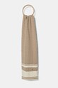 Vlnený šál Tommy Hilfiger vlna béžová AW0AW16654