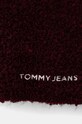 Tommy Jeans esarfa din amestec de lana AW0AW16789 burgundia AW24
