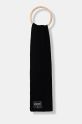 Coperni scarf Knitted Collar Scarf plain black COPSA01Y3003