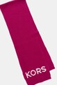MICHAEL Michael Kors szalik z domieszką wełny 539877 różowy AW24
