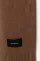Coach szalik z domieszką wełny 29CO100427 brązowy AW25