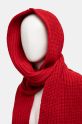 Forte Forte sciarpa con cappuccioin cotone 13339.myscarf rosso AW24