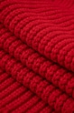 Vlněná šála s kapucí Forte Forte červená 13339.myscarf
