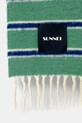Sunnei esarfa de lana ACCXSAC009 verde AW24