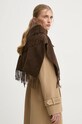 Accesorii By Malene Birger esarfa de lana TURTLA Q70455022 maro