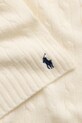 Аксесуари Вовняний шарф Polo Ralph Lauren 455956296002 бежевий
