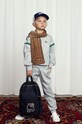 Дитячий бавовняний шарф Mini Rodini Dog 2476012713 бежевий