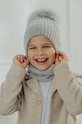 Jamiks fular circular copii OLE uni gri OLE.merino.Komin.JZH420
