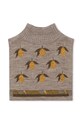 Konges Sløjd gyerek sál gyapjúból BELOU LEMON KNIT NECKWARMER mintás szürke KS101428