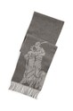 Polo Ralph Lauren szalik wełniany wełna szary 449959435