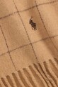 Μάλλινο κασκόλ Polo Ralph Lauren 449959523 μπεζ AW24