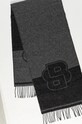 BOSS szalik wełniany 50527099 szary AW25