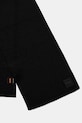 Шерстяной шарф Boss Orange 50522446 чёрный AW24
