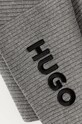 Accesorii HUGO esarfa de lana 50527826 gri