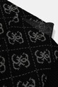 Шарф с примесью шерсти Guess AM9468.POL03 чёрный AW24
