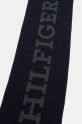 Tommy Hilfiger szalik wełniany AM0AM12838 granatowy AW24