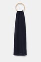 Tommy Hilfiger szalik bawełniany bawełna granatowy AM0AM12840