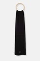 Tommy Jeans esarfa din bumbac uni negru AM0AM13332