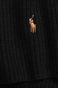 Vlněná šála Polo Ralph Lauren 449959353 černá AW24