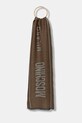 Moschino szalik wełniany tkanina brązowy M5791.50229