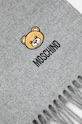 Akcesoria Moschino szalik wełniany M5783.50124 szary