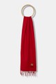 Moschino szalik wełniany tkanina czerwony M5783.50124