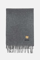 Moschino szalik wełniany M5783.50124 szary AW25