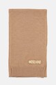Вовняний шарф Moschino M2969.30785 коричневий AW24