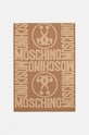 Moschino szalik z dodatkiem wełny M2966.30623 brązowy AW25