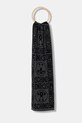 Κασκόλ με προσθήκη μαλλιού Moschino λεπτό γκρί M2966.30623